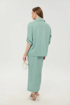 Костюм с юбкой 972-9 мята  NikVa