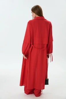Костюм брючный 976-24 красный NikVa