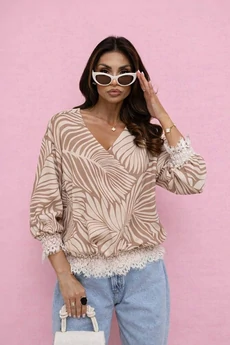 Блузка 0203501 бежевый Nika.pl