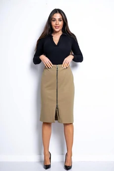 Юбка 0503102 оливковый Nika.pl