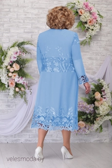 Костюм с платьем 2258 голубой Ninele