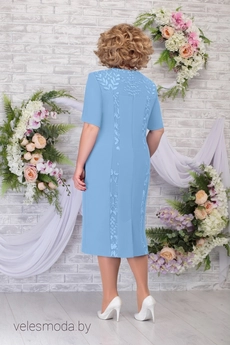 Костюм с платьем 2258 голубой Ninele