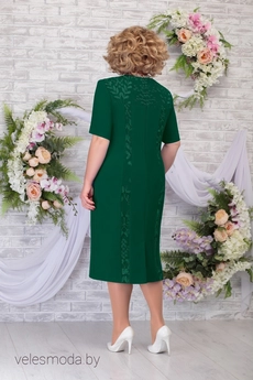 Костюм с платьем 2258 изумруд Ninele