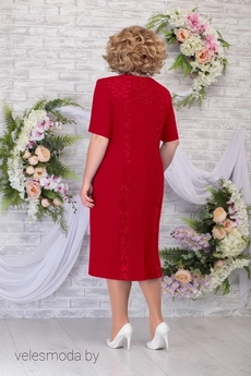 Костюм с платьем 2258 красный Ninele