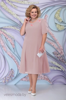 Костюм с платьем 2268 пудра Ninele
