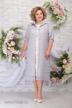Кардиган 5795 серо-голубой Ninele