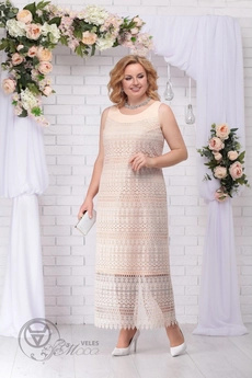 Комплект с платьем 7240 беж Ninele