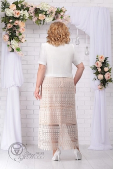 Комплект с платьем 7240 беж Ninele