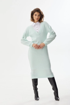 Платье 2471 мятный Niv Niv Fashion