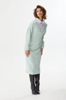Платье 2471 мятный Niv Niv Fashion