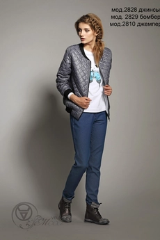 Бомбер 2829 Niv Niv Fashion