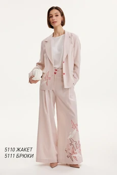 Брюки 5111 бледно-розовый  Niv Niv Fashion