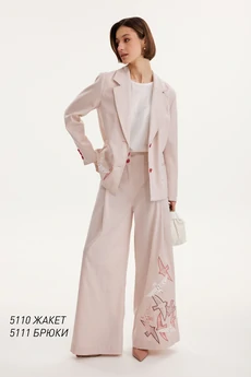 Брюки 5111 бледно-розовый  Niv Niv Fashion