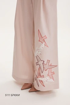 Брюки 5111 бледно-розовый  Niv Niv Fashion