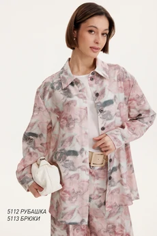Рубашка  5112 мультиколор  Niv Niv Fashion