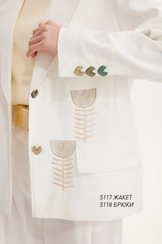 Жакет  5117 молочный Niv Niv Fashion