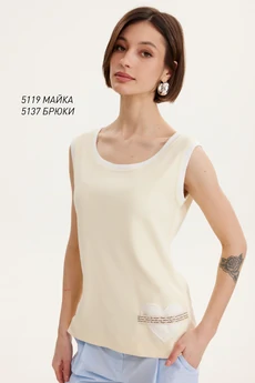 Майка 5119 ваниль Niv Niv Fashion