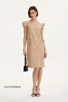 Сарафан  5120 бежевый   Niv Niv Fashion