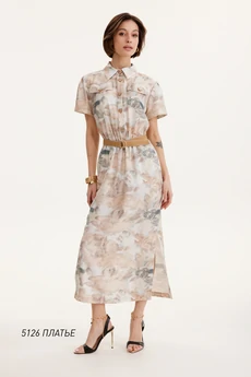 Платье 5126 мультиколор  Niv Niv Fashion