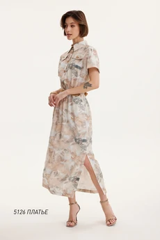 Платье 5126 мультиколор  Niv Niv Fashion