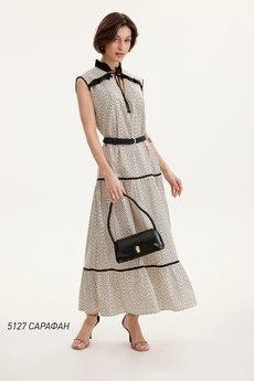Сарафан  5127 светло-бежевый  Niv Niv Fashion