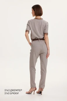 Брюки 5145 лилово-бежевый  Niv Niv Fashion