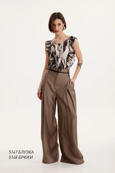Брюки 5148 шоколад  Niv Niv Fashion