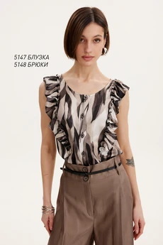 Брюки 5148 шоколад  Niv Niv Fashion