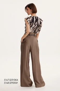 Брюки 5148 шоколад  Niv Niv Fashion