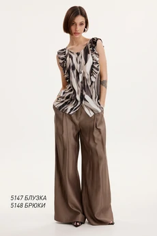 Брюки 5148 шоколад  Niv Niv Fashion