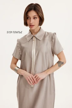 Платье  5159 бежевый  Niv Niv Fashion