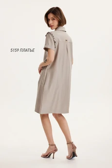 Платье  5159 бежевый  Niv Niv Fashion
