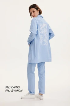 Куртка 5163 голубой Niv Niv Fashion