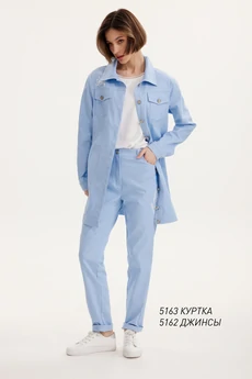Куртка 5163 голубой Niv Niv Fashion
