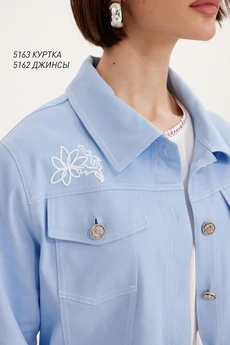 Куртка 5163 голубой Niv Niv Fashion