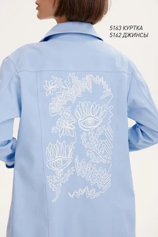 Куртка 5163 голубой Niv Niv Fashion