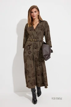 Платье 9120 шоколад Niv Niv Fashion