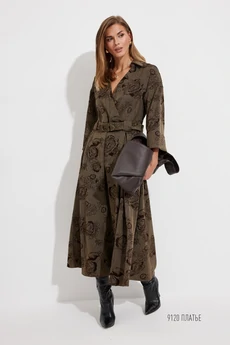 Платье 9120 шоколад Niv Niv Fashion