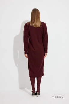 Платье 9130 винный Niv Niv Fashion