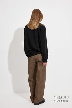 Джемпер 9141 черный Niv Niv Fashion