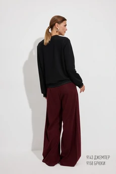 Брюки 9158 винный Niv Niv Fashion