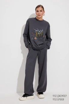 Джемпер 9152 графит Niv Niv Fashion
