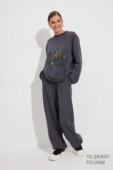 Джемпер 9152 графит Niv Niv Fashion