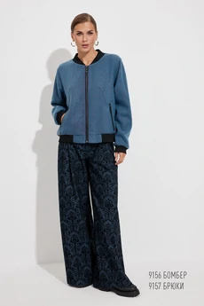 Брюки 9157 темно-синий Niv Niv Fashion