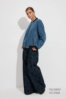 Брюки 9157 темно-синий Niv Niv Fashion