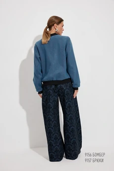Брюки 9157 темно-синий Niv Niv Fashion