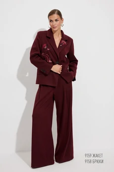 Жакет 9159 винный Niv Niv Fashion