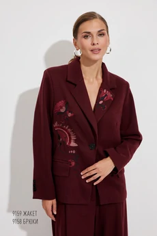 Жакет 9159 винный Niv Niv Fashion