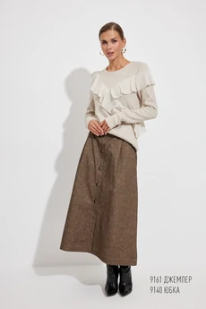 Джемпер 9161 светло-бежевый Niv Niv Fashion