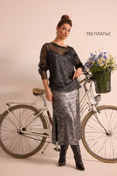 Костюм с платьем 950 Niv Niv Fashion